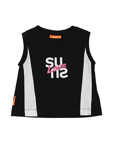 SUNS BOARDS Top Black 100% Cotton