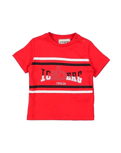 ICEBERG T-shirt Red 100% Cotton