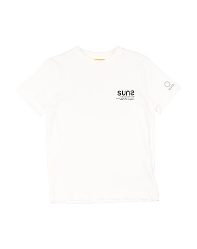SUNS BOARDS T-shirt BIANCO 100% Cotton
