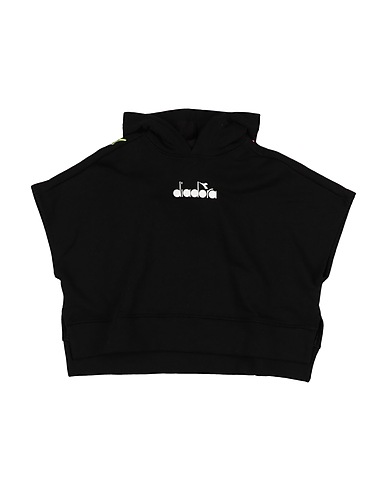 DIADORA Sweatshirt Black 100% Cotton