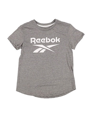 REEBOK Camiseta Gris 52% Algodón, 48% Poliéster