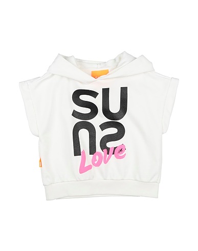 SUNS BOARDS Felpa Bianco 100% Cotone