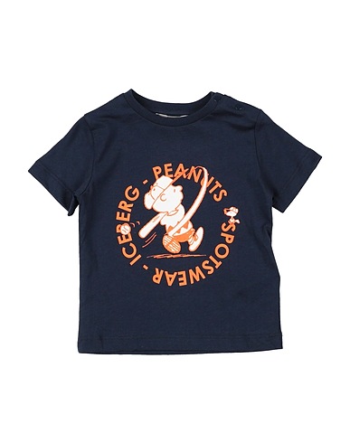 ICEBERG T-shirt Midnight blue 100% Cotton
