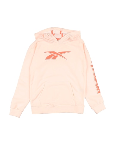 REEBOK Hooded track jacket  Antique rose 65% Cotton, 35% Polyester
