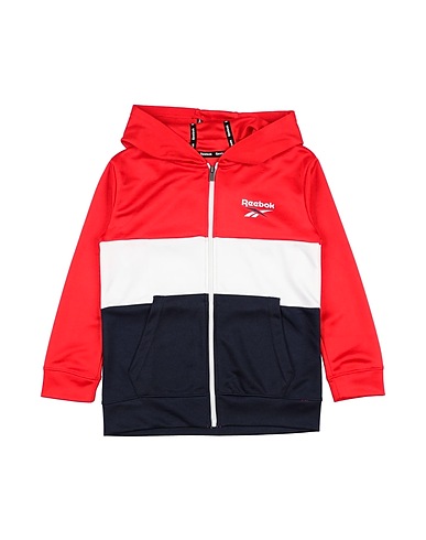 REEBOK Felpa Rosso 70% Cotone, 26% Poliestere, 4% Elastan