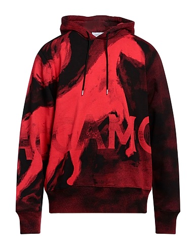 FERRAGAMO Hooded track jacket  Red 100% Cotton