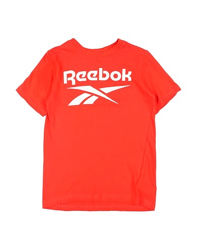 REEBOK T-shirt Rosso pomodoro 100% Cotone