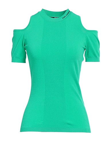KARL LAGERFELD Jumper Green 83% Viscose, 17% Polyester