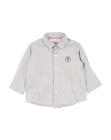 PACIOTTI Patterned shirt Grey 100% Cotton