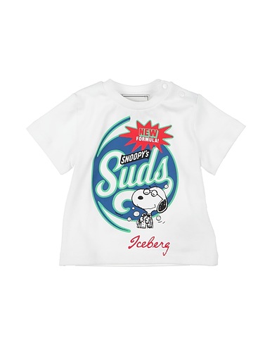 ICEBERG T-shirt White 95% Cotton, 5% Elastane
