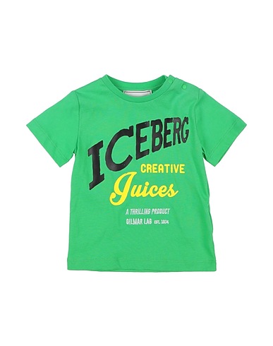 ICEBERG T-shirt Green 100% Cotton