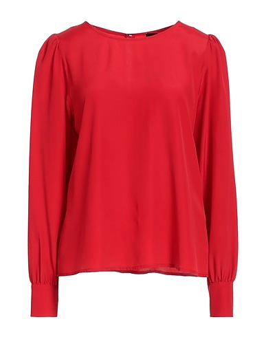 BLUMARINE Top Red 69% Acetate, 31% Silk
