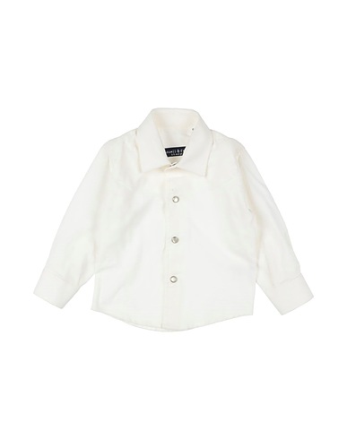 MANUELL & FRANK Solid color shirt White 100% Cotton