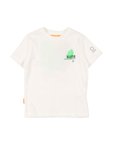 SUNS BOARDS T-Shirt Weiß 100% Baumwolle