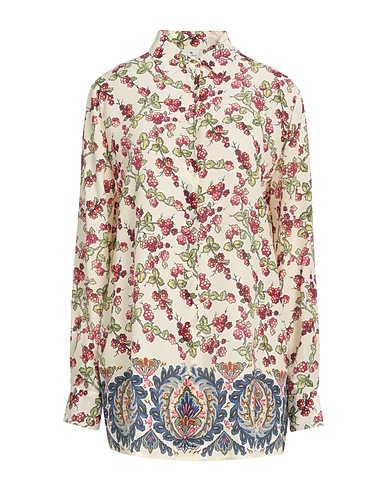 ETRO Floral shirts & blouses Ivory 100% Silk