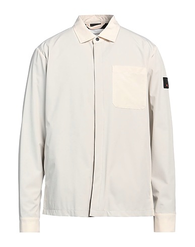 DEKKER Solid colour shirt Off white 84% Polyamide, 16% Elastane