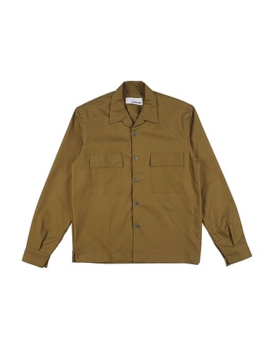 COSTUMEIN Solid colour shirt Military green 100% Cotton
