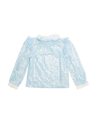 PHILOSOPHY di LORENZO SERAFINI Top Sky blue 100% Polyamide