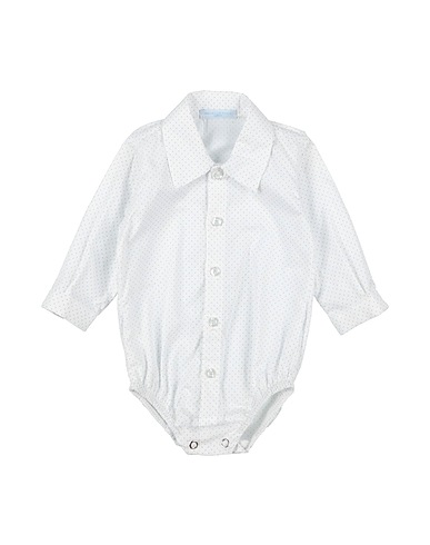 MANUELL & FRANK Camicia fantasia Bianco 97% Cotone, 3% Elastan