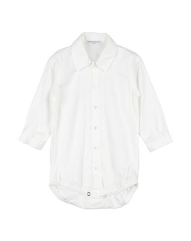 MANUELL & FRANK Baby bodysuit ENFANT White 60% Viscose, 40% Cotton