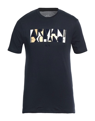 ARMANI EXCHANGE T-shirt Midnight blue 100% Cotton