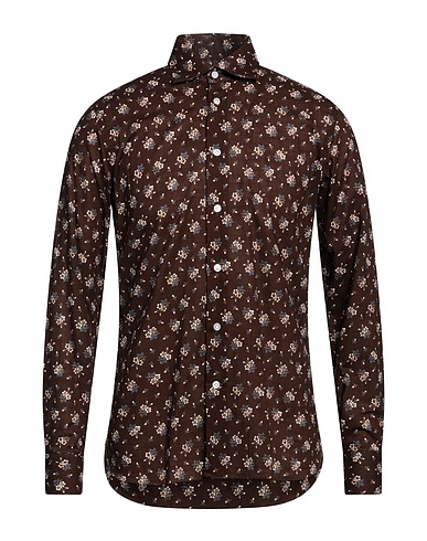 BORRIELLO NAPOLI Camicia fantasia Testa di moro 100% Cotone
