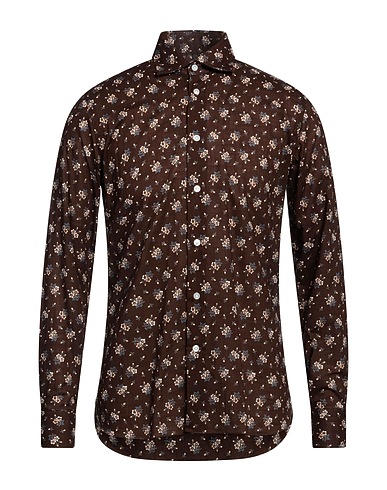 BORRIELLO NAPOLI Hemd mit Muster 100% Baumwolle