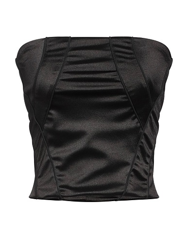 MM6 MAISON MARGIELA Top NERO 97% Polyester, 3% Elastane