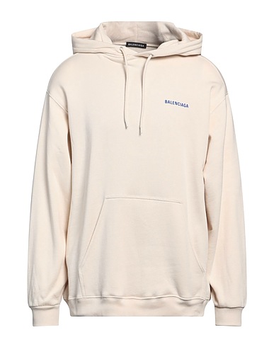 BALENCIAGA Hooded sweatshirt Cream 100% Cotton