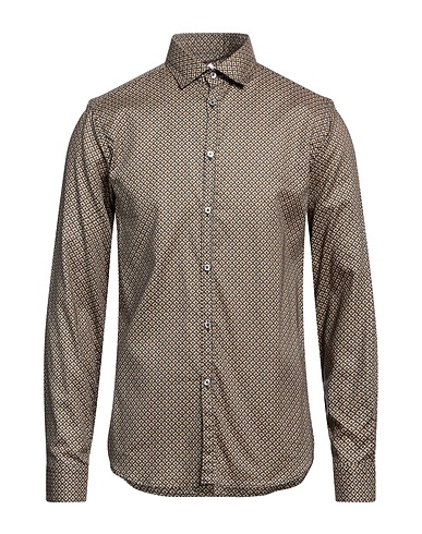 LIBERTY ROSE Patterned shirt Black 96% Cotton, 4% Elastane