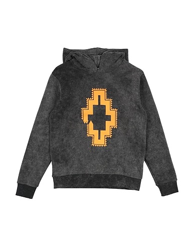 MARCELO BURLON Felpa Piombo 100% Cotone