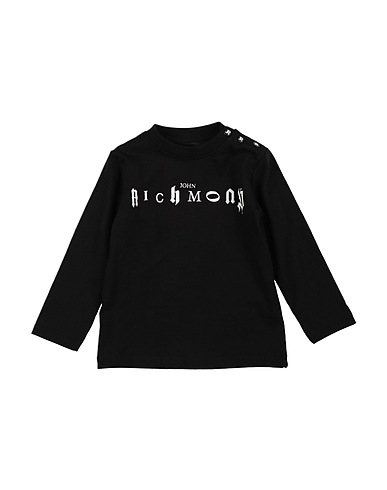JOHN RICHMOND T-shirt Noir 90% Coton, 10% Élasthanne