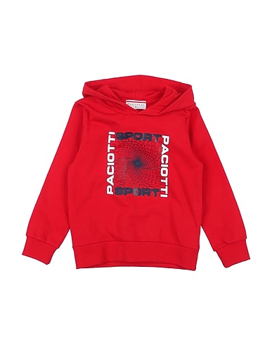 PACIOTTI Felpa Rosso 95% Cotone, 5% Elastan