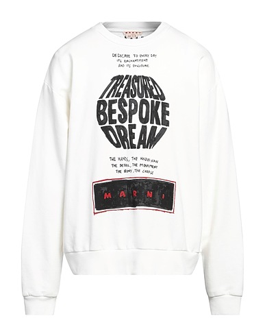 MARNI Sweatshirt White 100% Cotton, Elastane