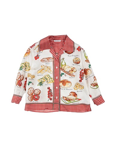 DOLCE&GABBANA Patterned shirts & blouses Red 100% Silk