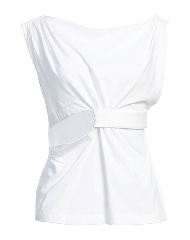 ALBERTA FERRETTI Top White 94% Cotton, 6% Elastane