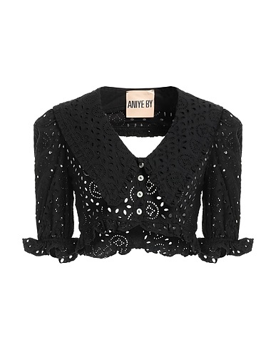 ANIYE BY Top Black 100% Cotton