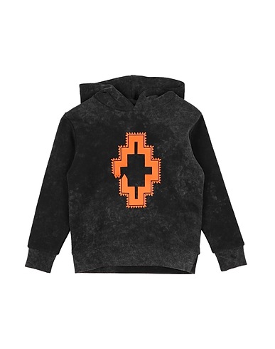 MARCELO BURLON Felpa Piombo 100% Cotone