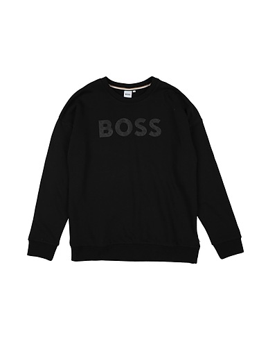 BOSS Sweatshirt Black 68% Cotton, 32% Polyester
