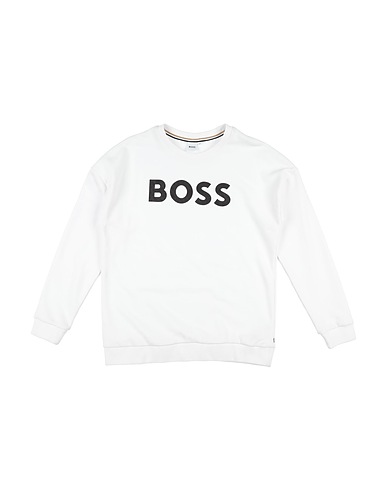 BOSS Felpa Bianco 68% Cotone, 32% Poliestere