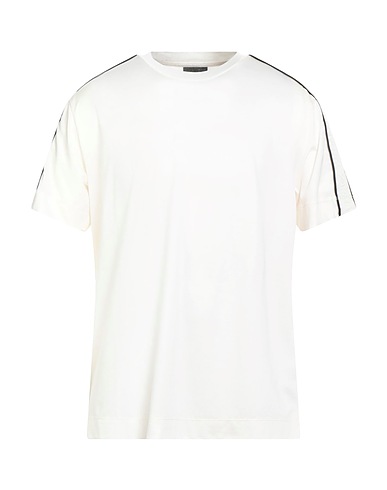EMPORIO ARMANI T-shirt Ivory 70% Lyocell, 30% Cotton