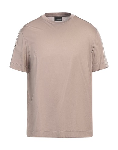 EMPORIO ARMANI Ｔシャツ ベージュ テンセル 70% / コットン 30%