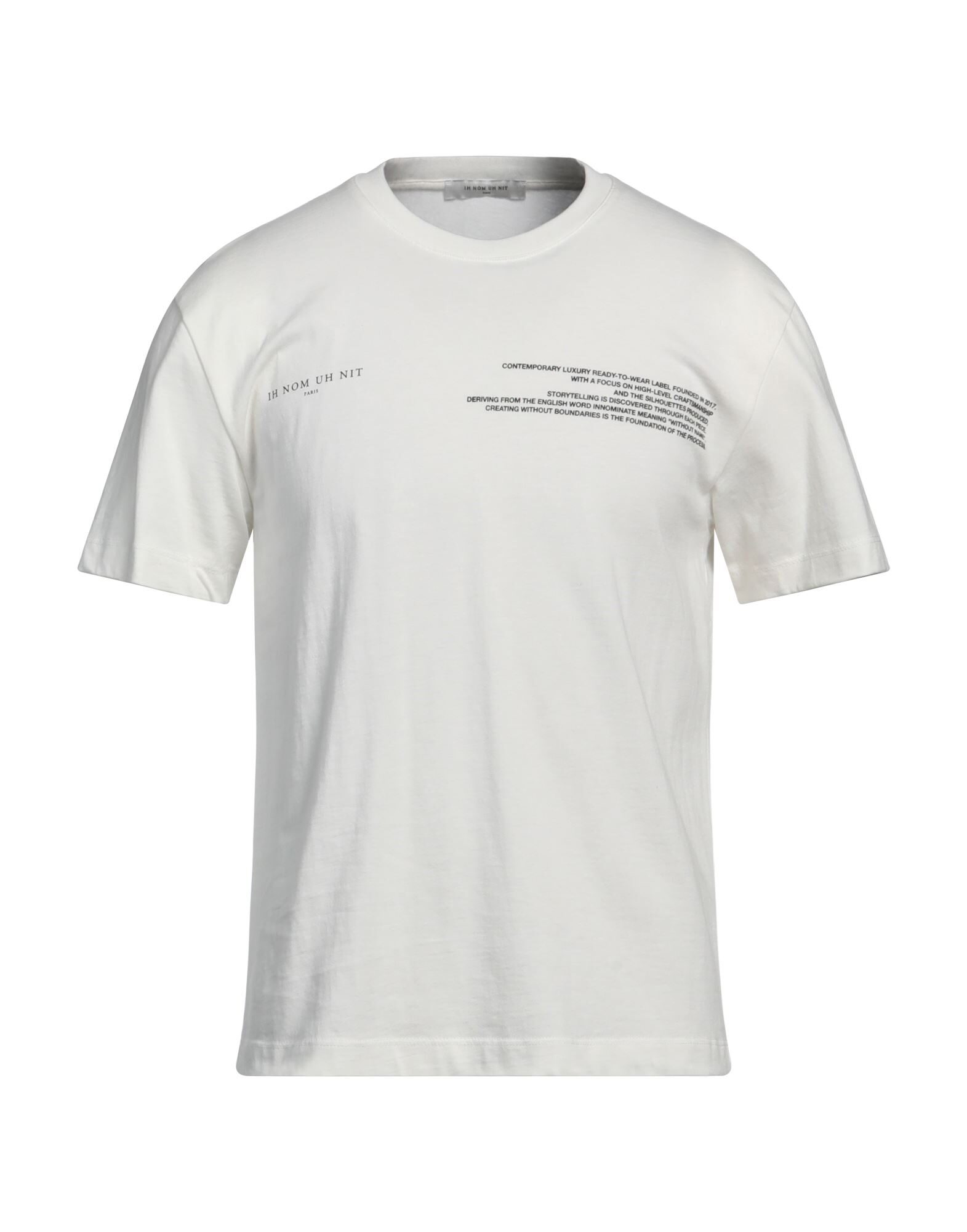 【関税込み】 ☆IH NOM UH NIT☆ コットン 半袖Tシャツ ホワイト ih nom uh nit T-Shirt XS International