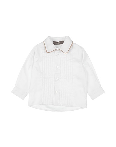 LITTLE BEAR Camicie  e bluse fantasia Bianco 100% Cotone