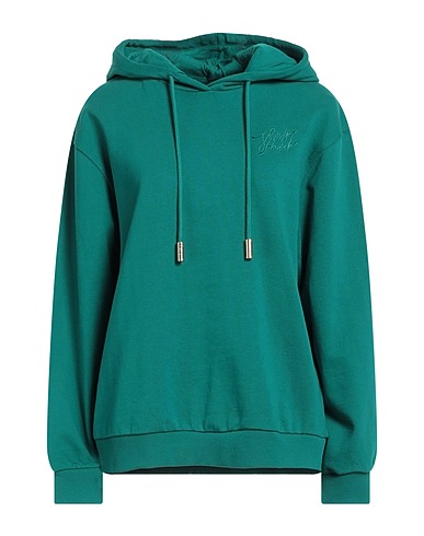 SILVIAN HEACH Hooded sweatshirt Deep teal 100% Cotton