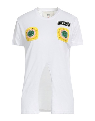 5 PROGRESS T-shirt White 100% Cotton