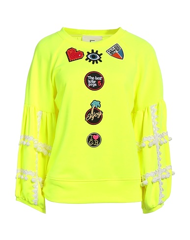 5 PROGRESS Sweatshirt Gelb 80% Baumwolle, 20% Polyester