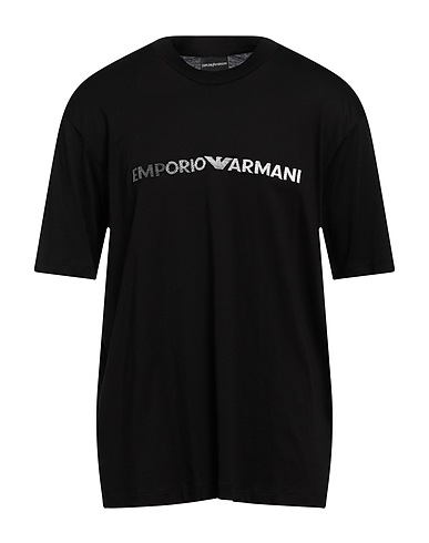 EMPORIO ARMANI T-shirt Black 100% Cotton