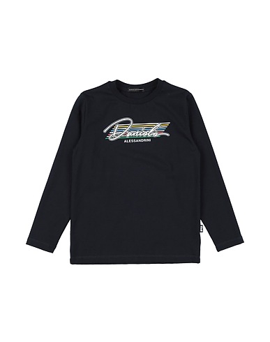 DANIELE ALESSANDRINI T-shirt Blu notte 95% Cotone, 5% Elastan