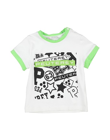 PEUTEREY T-shirt BIANCO 96% Cotton, 4% Elastane